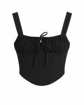 Lvy Set - Black (Crop Top Only)