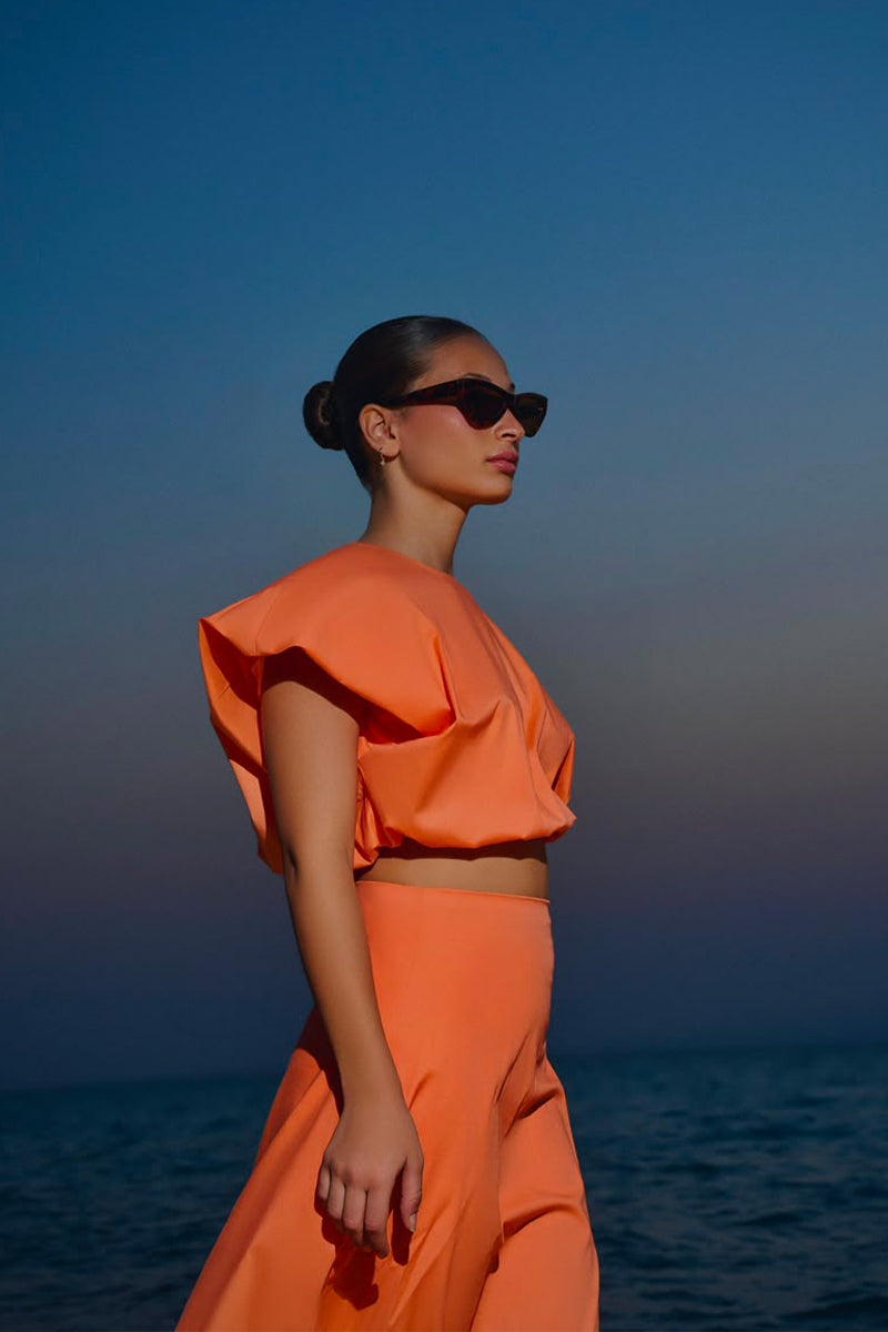 Cloud Set - Orange (Blouse Only)
